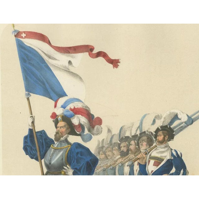 Mid 19th Century The Cantons of Zurich and Glarus, 1855, Paper For Sale - Image 5 of 10