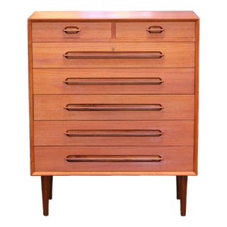 Model 91 Bureau in Teak by Ejvind A. Johansson for Gern Møbelfabrik, 1960s For Sale