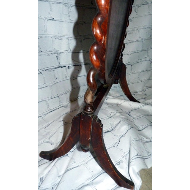 Early 20th Century English Georgian Revival Wooden Fireplace Screen For Sale - Image 4 of 6