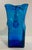 Vintage Morgantown Glass #9844 Swirl Blue Brutalist Art Glass Pitcher - 11” For Sale - Image 10 of 12