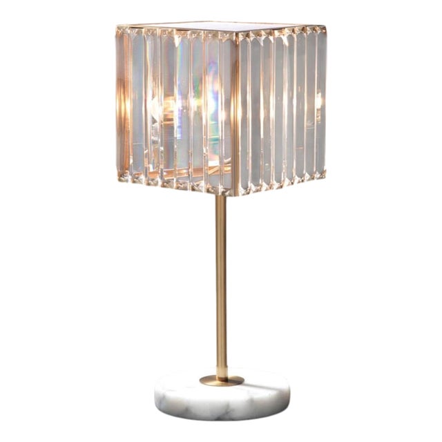 Collection Orione 2.0 Table Lamp in Metal and Crystal by Jago For Sale