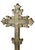 Brown 19th Century Olive Wood Crucifix Altar Cross For Sale - Image 8 of 15