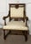Set of Large French Gothic Library Throne Chairs For Sale - Image 5 of 10