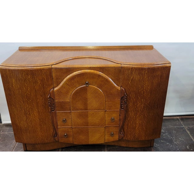 Antique Art Deco Cocktail Cabinet Bar Beautility Company Europe Dry Bar For Sale - Image 13 of 13