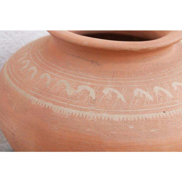 Contemporary Vintage Thai Terracotta Water Jar For Sale - Image 3 of 9