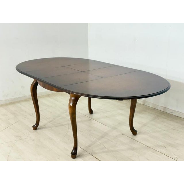 Mid-Century Modern Extendable Dining Table For Sale - Image 3 of 7