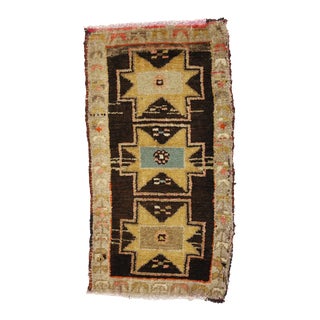 Vintage Turkish Yastik Rug - 01'08 X 03'01 For Sale