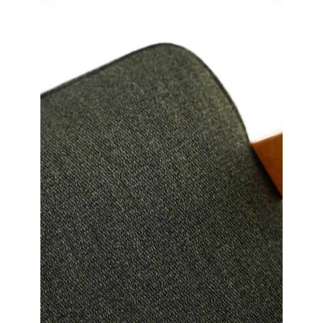 Scandinavian Beech Armchairs in Grey Upholstery, 1950s, Set of 2 For Sale - Image 10 of 12