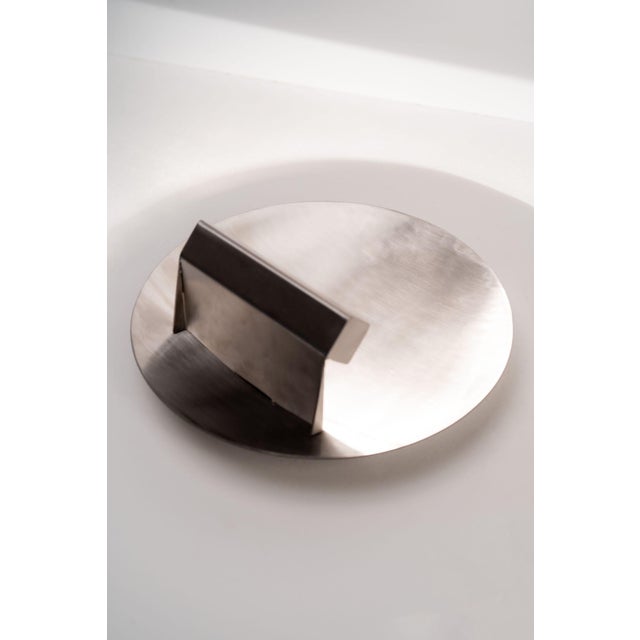 Vintage French Stainless Steel Wall Light by Maria Pergay, 1970s For Sale - Image 10 of 18