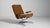 1960-1969 Germany Warm Tan Leather Chrome-Frame Swivel Chair For Sale - Image 11 of 11