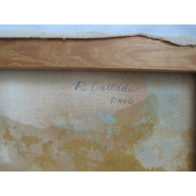 French Impressionist Landscape Lake Oil Painting Signed For Sale - Image 4 of 4