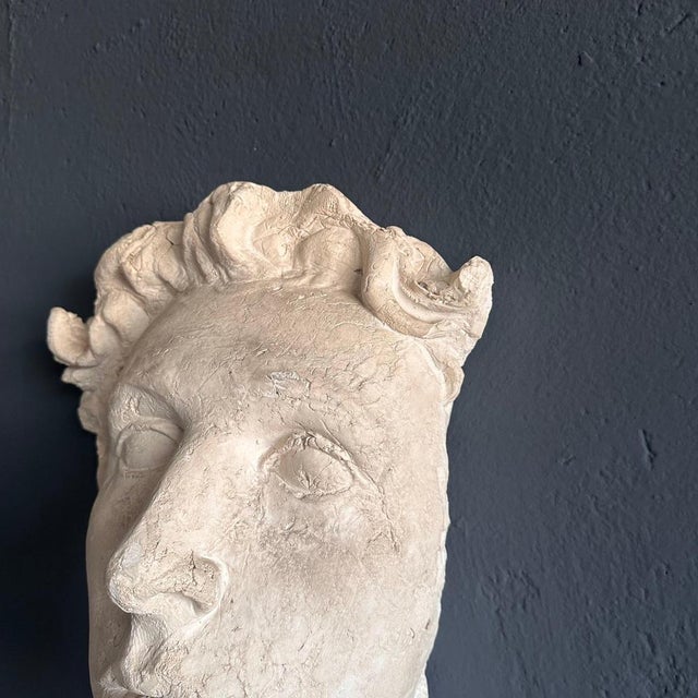 Decorative Roman Gypsum Face, 1970s For Sale - Image 6 of 17