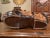 Brown Early 20th Century French Carved Walnut Wine Bottle Holder Clog With Vine Decor For Sale - Image 8 of 10