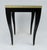 1980s Donghia C.1980's "Essence," Square Occasional, Side, Satin Brass Gallery Satin Ebony Finish With Brushed Satin Brass Details For Sale - Image 5 of 18