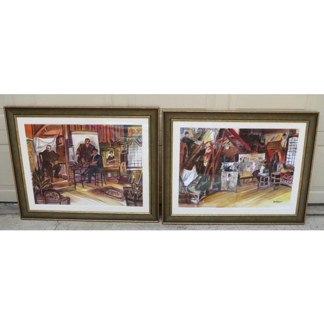 Framed Abstract Expressionism Painting by Armando For Sale - Image 10 of 11