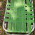 Vintage MCM Aluminum Webbed Folding Beach Pool Lawn Chair Chaise Lounge For Sale - Image 6 of 6
