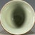 Vintage Chinoiserie Monochrome Blue Glazed Porcelain Teacup – Celadon Interior, Gilded Rim For Sale - Image 4 of 9