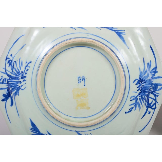 Japanese Blue and White Imari Platters, a Pair For Sale - Image 9 of 9