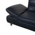 Blue Blue Leather Rivoli Two-Seater Sofa with Manual Function from Koinor For Sale - Image 8 of 18