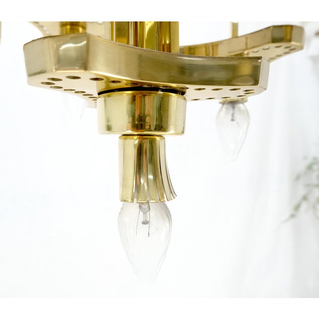Glass Rod Prisms Gaetano Sciolari Chandelier Light Fixture Stunning. For Sale - Image 12 of 18