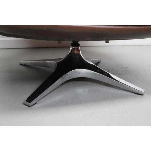 Vintage DS-31 Swivel Armchairs in Brown Leather from De Sede For Sale - Image 15 of 18