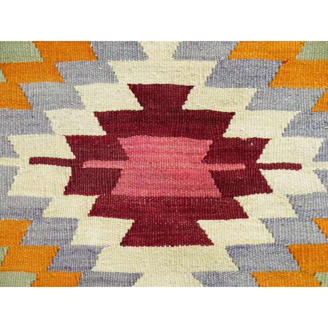 Textile Mid 20th Century Vintage Kilim Area Rugs For Sale - Image 7 of 11