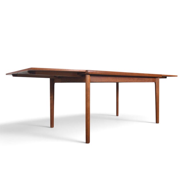 Mid-Century Modern Danish Modern Teak Dining Table by Henning Kjaernulf For Sale - Image 3 of 10