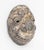 Peruvian Repousse-Decorated Silver Mask, the head with horns and scroll decoration to the nose. Weight: 6.30 ozt.; 9" H x...
