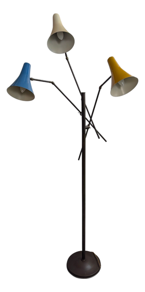 Mid-Century Modern Three-Arm Floor Lamp, 1950s