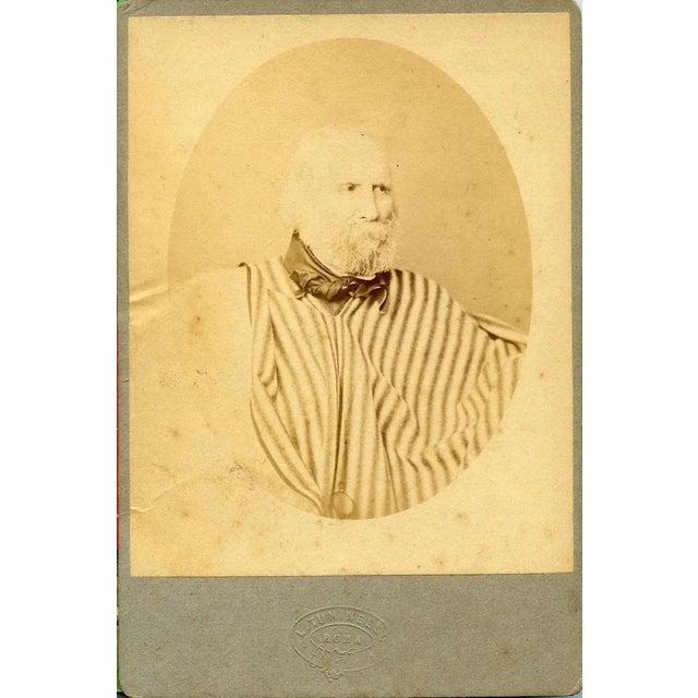 Portrait of Garibaldi - Original Albumen Print - 1874 1974 For Sale