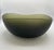 Green bowl from the Battuti series by Tobia Scarpa, designed in the 1950s and produced by the Venini glassworks....