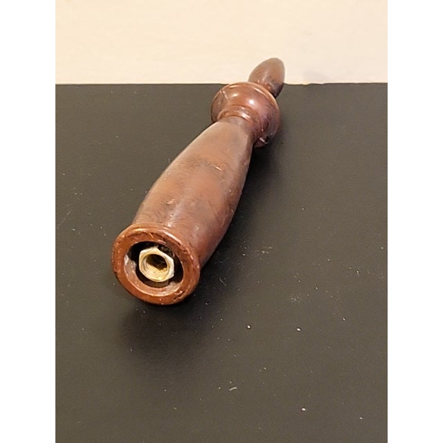 Mid 20th Century Vintage Copper Decorative Metal Finial For Sale - Image 5 of 11