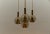 1960s Mid-Century Modern German Cascading Lamp in Brass and Smoked Glass, 1960s For Sale - Image 5 of 16