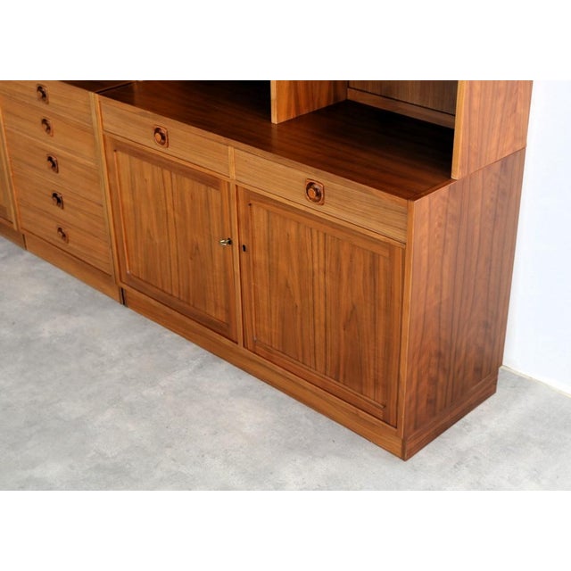 Brown Vintage Display Bookcase in Teak, Sweden, 1960s For Sale - Image 8 of 13