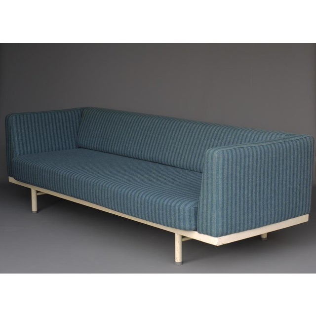 Mid-Century Dutch Steel and Wool Sofa, 1960s For Sale - Image 4 of 18