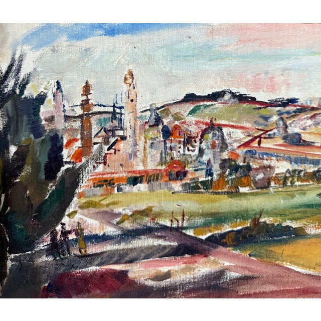 Theresa Bernstein Meyerowitz (Polish / American, 1890-2002) Landscape, Oil on Canvas mounted to board. Hand signed lower...