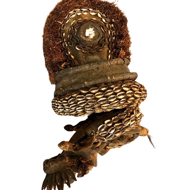 Mid 20th-Century African Helmet Mask For Sale In San Francisco - Image 6 of 11