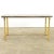 Metal Mid 20th Century French Midcentury Black Marble and Brass Coffee Table For Sale - Image 7 of 10