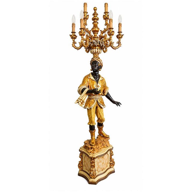 1980s 6-Light Floor Lamp from Moretto Veneziano, 1980s For Sale - Image 5 of 6