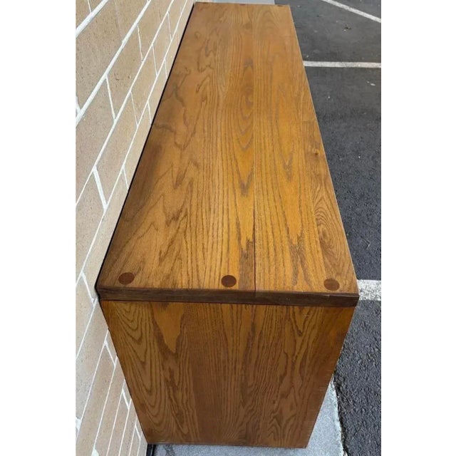 Conant Ball Mid 20th Century Modern BowTie Sideboard Credenza or Dresser by Russell Wright for Conant Ball With Matching Mirror For Sale - Image 4 of 12