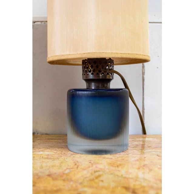 Mid-Century Modern Inciso Table Lamp in Murano Glass by Paolo Venini, 1960s, Set of 2 For Sale - Image 3 of 5