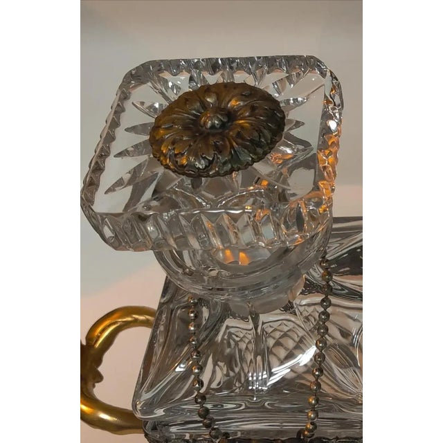 Vintage Ornate 2 Decanter Tantalus - Mid-20th Century For Sale - Image 4 of 18