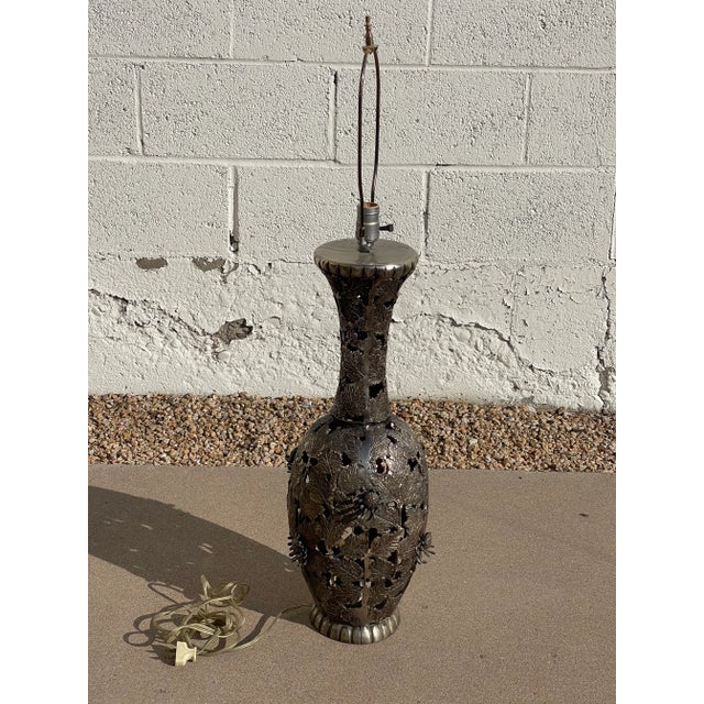 Elevate your space with our Mid-Century Japanese Leaves Table Lamp. The slender, tapered base showcases handcrafted...