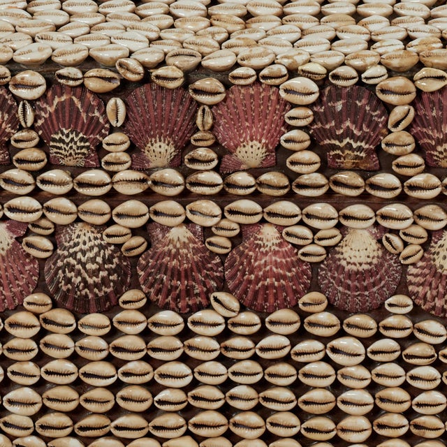 Metal Large Vintage Seashell Clad Box With Crustaceans by Maitland Smith For Sale - Image 7 of 15