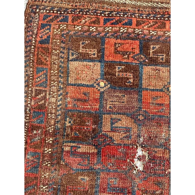 Antique Distressed Turkmen Tribal Rug, 1890s For Sale - Image 6 of 18