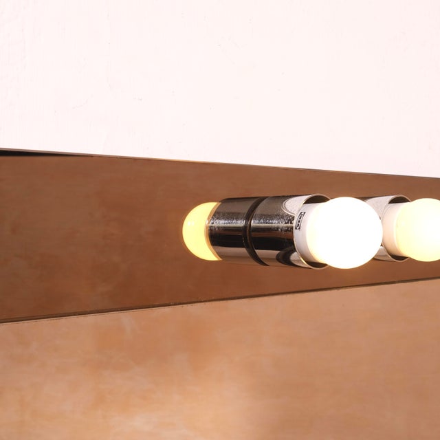 Vintage Bathroom Mirror with Lights, 1960s For Sale - Image 7 of 18