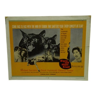 Vintage 1969 "Eye of the Cat" Michael Sarrazin & Gayle Hunnicutt Movie Poster For Sale