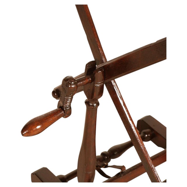 Brown Italian Wooden Yarn Winder, 1700s For Sale - Image 8 of 10