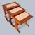 Wood Mid-Century Teak and Cream Tile Nest of Three Tables Compact, 1960s, Set of 3 For Sale - Image 7 of 7