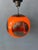 Glass Vintage Orange Bug Eye Massive Space Age Pendant Lamp by Luigi Colani For Sale - Image 7 of 11